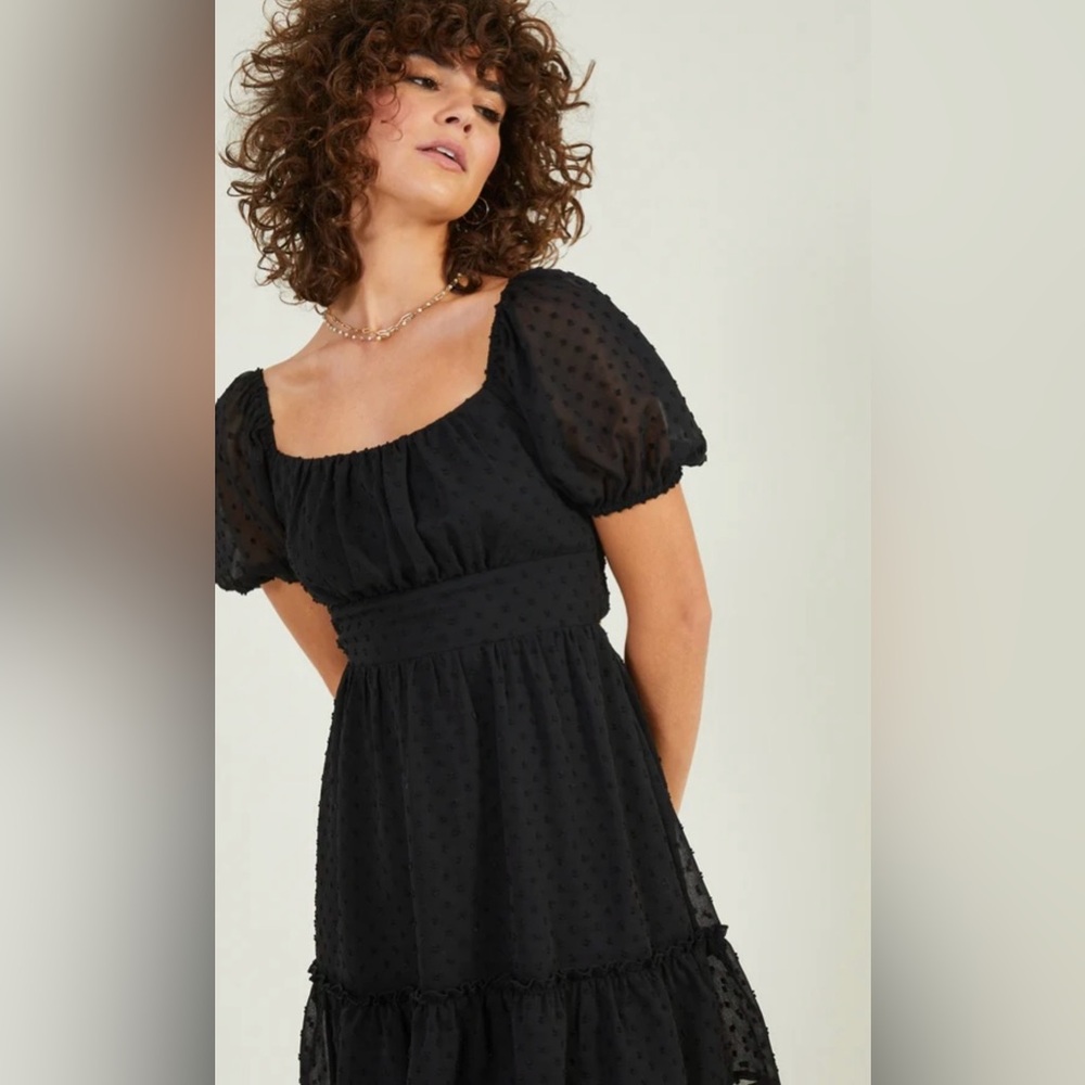 NWT Altar’d State Aurelia Clip Dot Dress